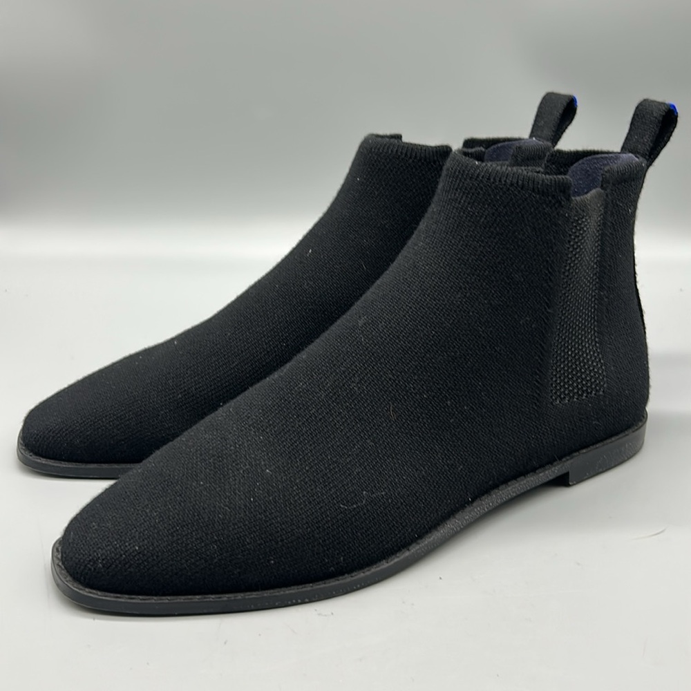 Rothy’s The Merino Ankle Boot in Onyx Black - Picture 2 of 9